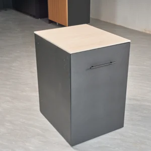 Single door storage cabinet
