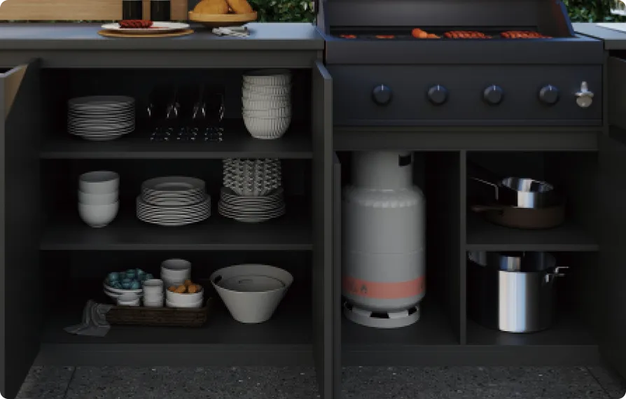 Storage & Utility Zone tab